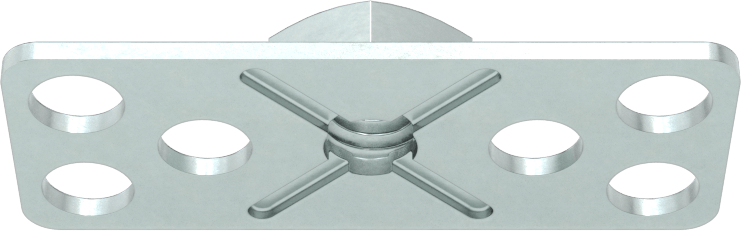 Çelik Dar Tabanlı Yapıştırıcıya Hazır Somunlar, M6 x 1 mm Diş Boyutu, 38 mm Taban Uzunluğu