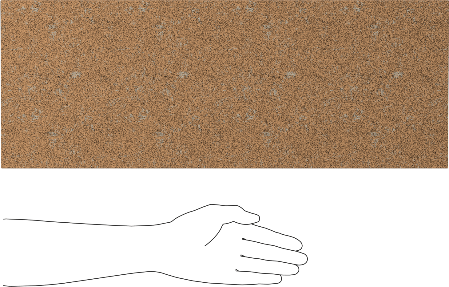 Ateş Tuğlası, 2-1/2" x 9" x 24", 2600°F Maksimum Sıcaklık