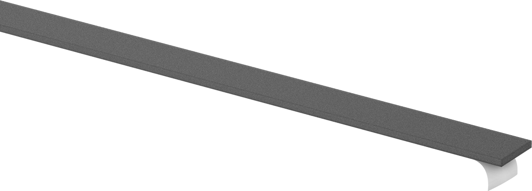 Süper Yastıklama Polietilen Köpük Şerit, Yapışkan arka yüz, Yumuşak, 1/2" Genişlik, 1/16" Kalınlık, Siyah