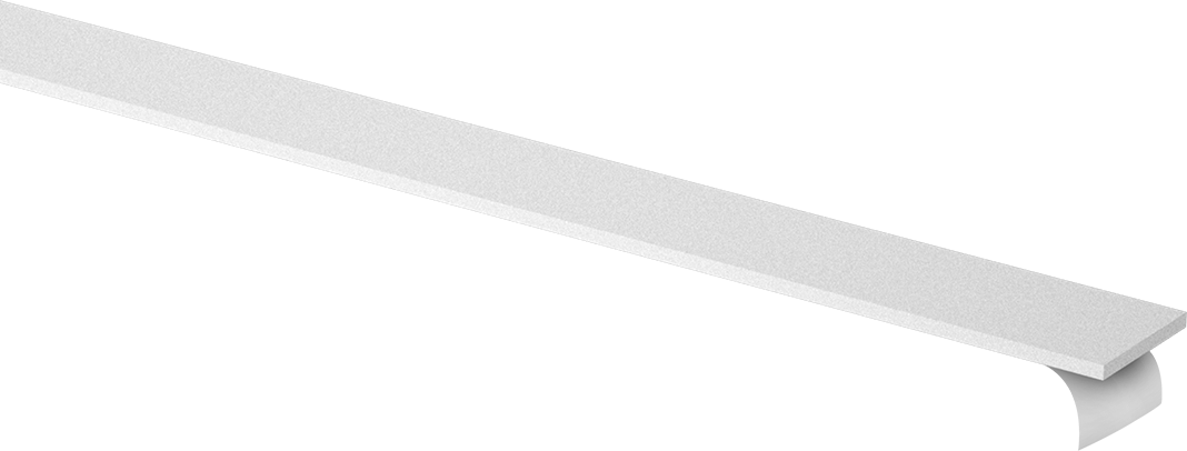 Süper Yastıklama Polietilen Köpük Şerit, Yapışkan arka yüz, Yumuşak, 5/8" Genişlik, 1/16" Kalınlık, Beyaz
