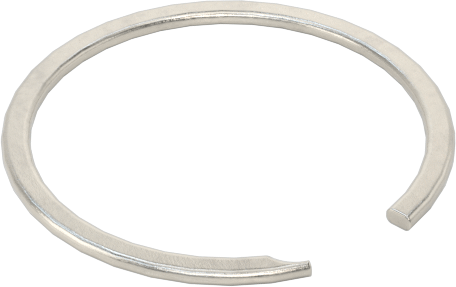 Tek Turlu Spiral Dış Tutma Halkası, 3/8" dış çap için, 18-8 Paslanmaz Çelik