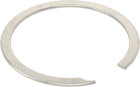 Tek Turlu Spiral Dış Tutma Halkası, 13/16" Dış Çap için, 18-8 Paslanmaz Çelik