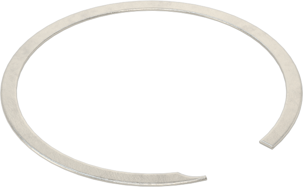 Tek Turlu Spiral Dış Tutma Halkası, 2-3/4" Dış Çap için, 18-8 Paslanmaz Çelik