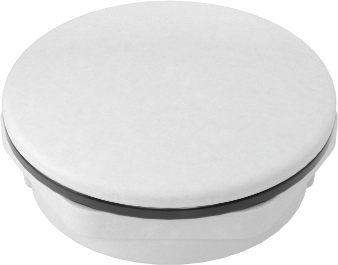 Muhafazalar için Su Geçirmez Knockout Tapası, Fiberglas, 1/2 ve 3/4 Anma Ölçüsü Delme için
