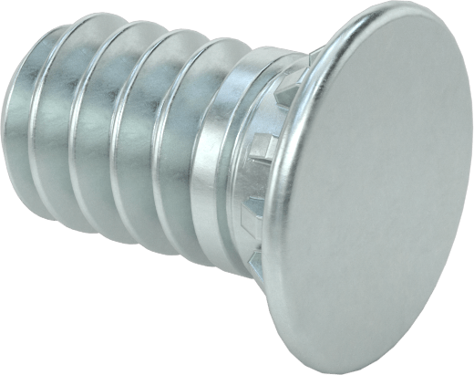 Pres Geçmeli Saplamalar, Çelik, 6-32 Diş, 1/4" Uzunluk, PEM® Fh632-4
