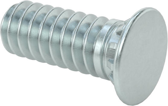 Pres Geçmeli Saplamalar, Çelik, 6-32 Diş, 3/8" Uzunluk, PEM® Fh632-6