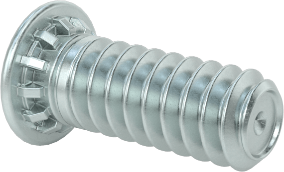 Pres Geçmeli Saplamalar, Çelik, 6-32 Diş, 3/8" Uzunluk, PEM® Fh632-6