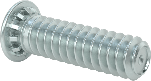 Pres Geçmeli Saplamalar, Çelik, 6-32 Diş, 1/2" Uzunluk, PEM® Fh632-8