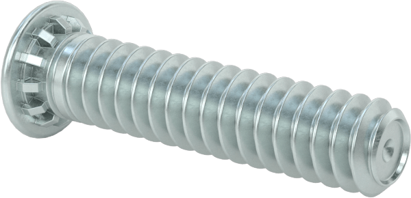 Pres Geçmeli Saplamalar, Çelik, 6-32 Diş, 5/8" Uzunluk, PEM® Fh632-10