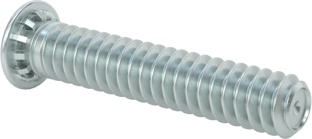 Pres Geçmeli Saplamalar, Çelik, 6-32 Diş, 3/4" Uzunluk, PEM® Fh632-12