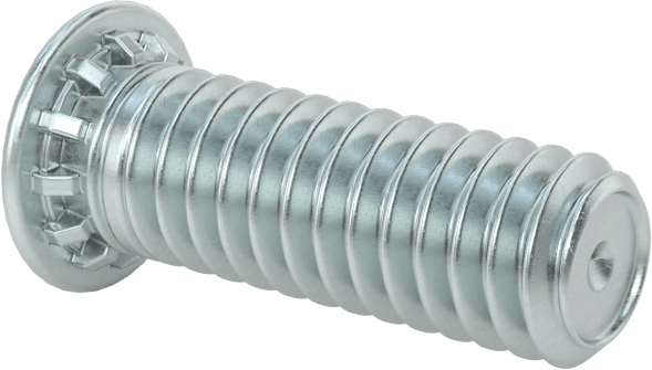 Pres Geçmeli Saplamalar, Çelik, 8-32 Diş, 1/2" Uzunluk, PEM® Fh832-8