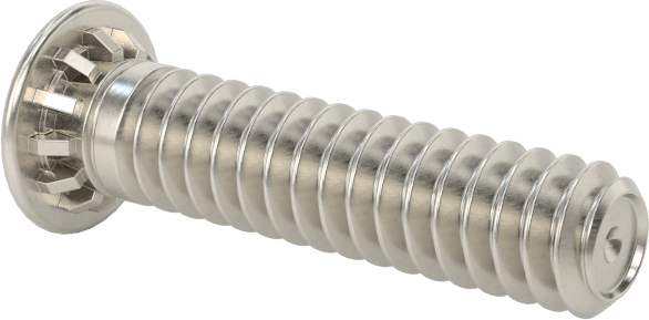 Pres Geçmeli Saplamalar, 18-8 Paslanmaz Çelik, 4-40 Diş, 1/2" Uzunluk, PEM® Fhs440-8