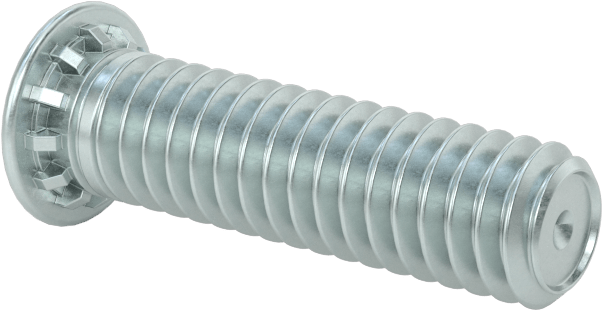 Pres Geçmeli Saplamalar, Çelik, 8-32 Diş, 5/8" Uzunluk, PEM® Fh832-10