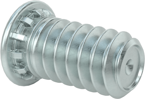 Pres Geçmeli Saplamalar, Çelik, 10-24 Diş, 3/8" Uzunluk, PEM® Fh024-6