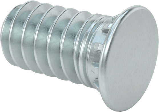Pres Geçmeli Saplamalar, Çelik, 10-24 Diş, 3/8" Uzunluk, PEM® Fh024-6