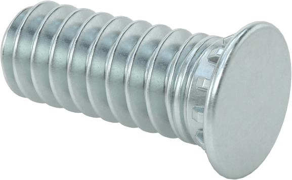 Pres Geçmeli Saplamalar, Çelik, 10-24 Diş, 1/2" Uzunluk, PEM® Fh024-8