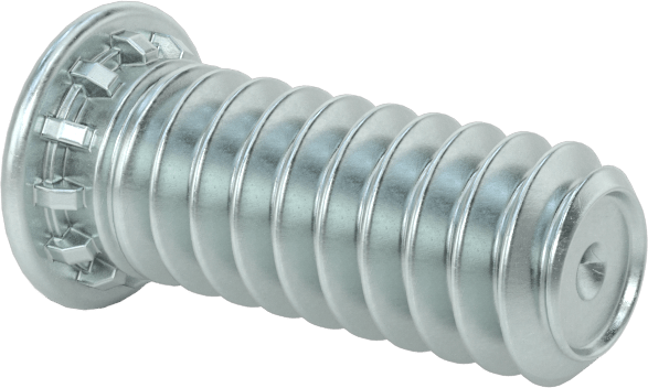 Pres Geçmeli Saplamalar, Çelik, 10-24 Diş, 1/2" Uzunluk, PEM® Fh024-8