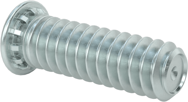 Pres Geçmeli Saplamalar, Çelik, 10-24 Diş, 5/8" Uzunluk, PEM® Fh024-10