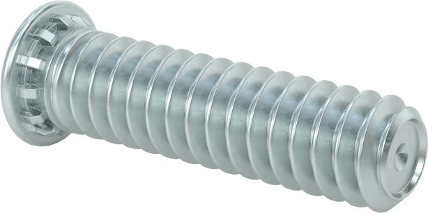 Pres Geçmeli Saplamalar, Çelik, 10-24 Diş, 3/4" Uzunluk, PEM® Fh024-12