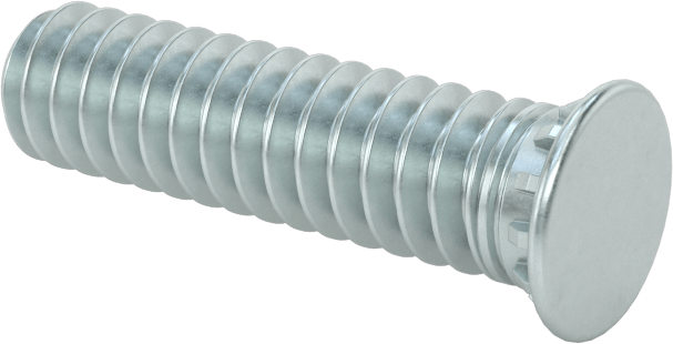 Pres Geçmeli Saplamalar, Çelik, 10-24 Diş, 3/4" Uzunluk, PEM® Fh024-12