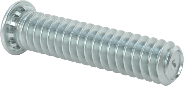 Pres Geçmeli Saplamalar, Çelik, 10-24 Diş, 7/8" Uzunluk, PEM® Fh024-14