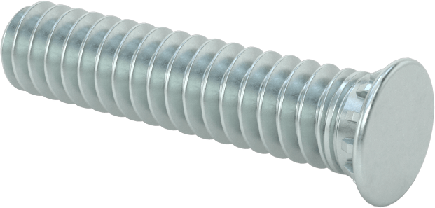 Pres Geçmeli Saplamalar, Çelik, 10-24 Diş, 7/8" Uzunluk, PEM® Fh024-14