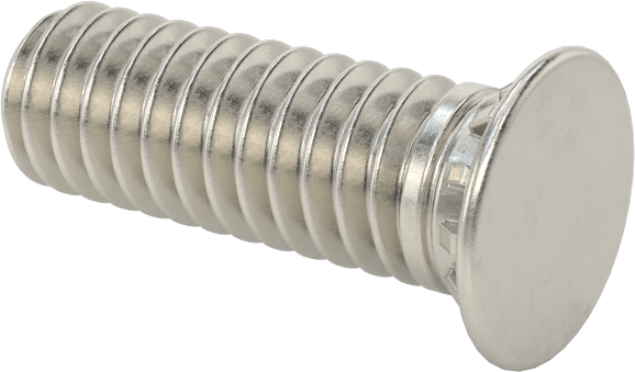 Pres Geçmeli Saplamalar, 18-8 Paslanmaz Çelik, 8-32 Diş, 1/2" Uzunluk, PEM® Fhs832-8