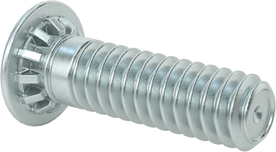 Pres Geçmeli Saplamalar, Çinko Kaplı Çelik, 2-56 Diş, PEM® Fh-256-5