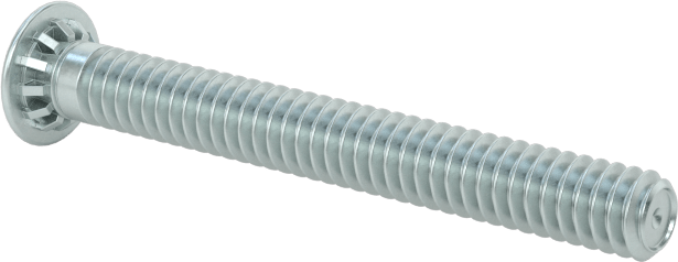 Pres Geçmeli Saplamalar, Çinko Kaplı Çelik, 2-56 Diş, PEM® Fh-256-12