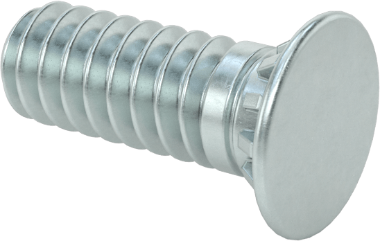 Pres Geçmeli Saplamalar, Çinko Kaplı Çelik, 4-40 Diş, PEM® Fh-440-5