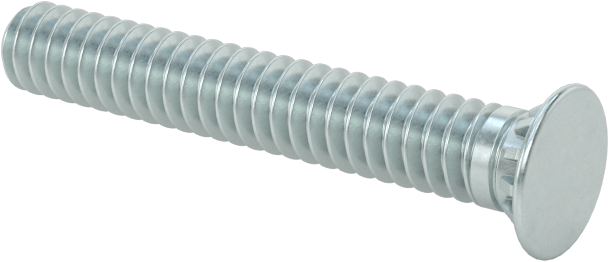 Pres Geçmeli Saplamalar, Çinko Kaplı Çelik, 4-40 Diş, PEM® Fh-440-12