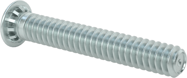 Pres Geçmeli Saplamalar, Çinko Kaplı Çelik, 4-40 Diş, PEM® Fh-440-12