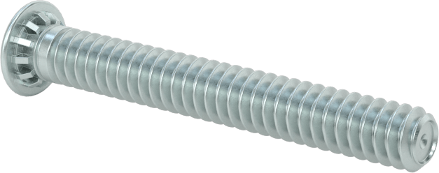 Pres Geçmeli Saplamalar, Çinko Kaplı Çelik, 4-40 Diş, PEM® Fh-440-14