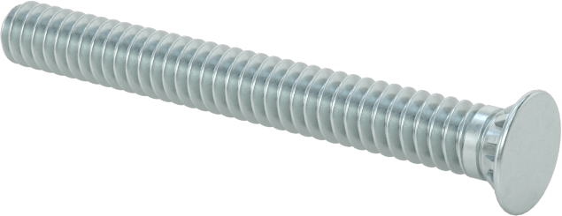 Pres Geçmeli Saplamalar, Çinko Kaplı Çelik, 4-40 Diş, PEM® Fh-440-16
