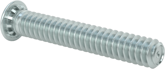 Pres Geçmeli Saplamalar, Çinko Kaplı Çelik, 6-32 Diş, PEM® Fh-632-14