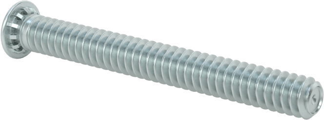 Pres Geçmeli Saplamalar, Çinko Kaplı Çelik, 6-32 Diş, PEM® Fh-632-20