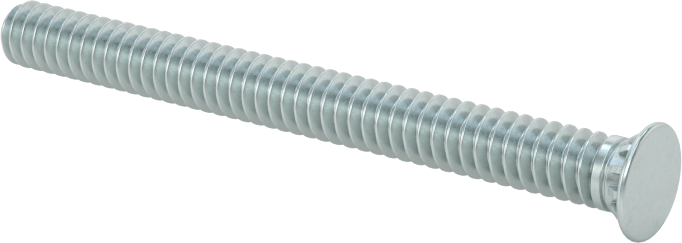 Pres Geçmeli Saplamalar, Çinko Kaplı Çelik, 6-32 Diş, PEM® Fh-632-24