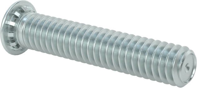 Pres Geçmeli Saplamalar, Çinko Kaplı Çelik, 8-32 Diş, PEM® Fh-832-14