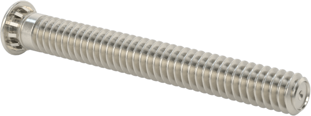 Pres Geçmeli Saplamalar, 18-8 Paslanmaz Çelik, 2-56 Diş, 3/4" Uzunluk, PEM® Fhs-256-12