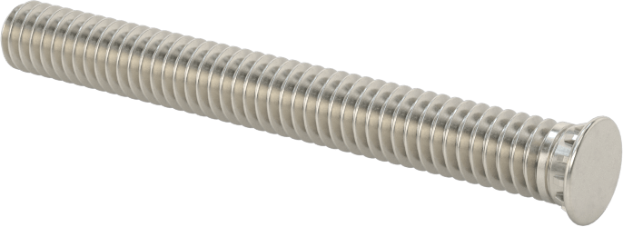 Pres Geçmeli Saplamalar, 18-8 Paslanmaz Çelik, 8-32 Diş, 1-1/2" Uzunluk, PEM® Fhs-832-24