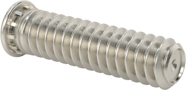 Pres Geçmeli Saplamalar, 18-8 Paslanmaz Çelik, 10-24 Diş, 3/4" Uzunluk, PEM® Fhs-024-12