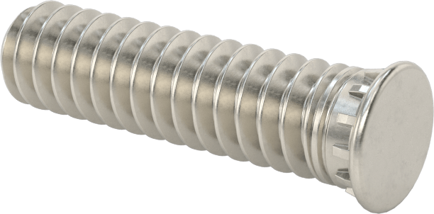 Pres Geçmeli Saplamalar, 18-8 Paslanmaz Çelik, 10-24 Diş, 3/4" Uzunluk, PEM® Fhs-024-12