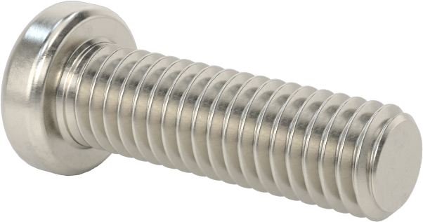 18-8 Paslanmaz Çelik Düşük Profilli Soket Başlı Vida, Altıgen Tahrikli, 10-32 Diş Boyutu, 5/8" Uzunluk