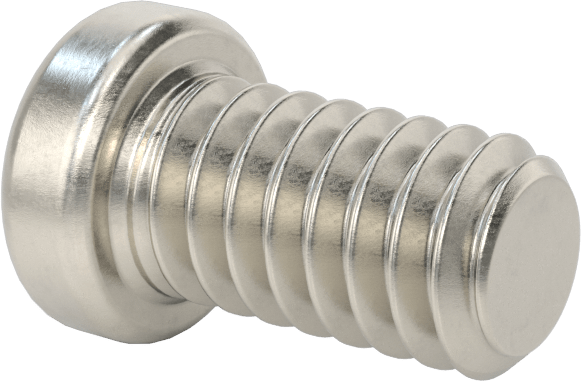 18-8 Paslanmaz Çelik Düşük Profilli Soket Başlı Vida, Altıgen Tahrikli, 1/4"-20 Diş Boyutu, 7/16" Uzunluk