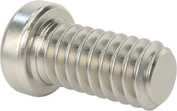 18-8 Paslanmaz Çelik Düşük Profilli Soket Başlı Vida, Altıgen Tahrikli, 1/4"-20 Diş Boyutu, 1/2" Uzunluk