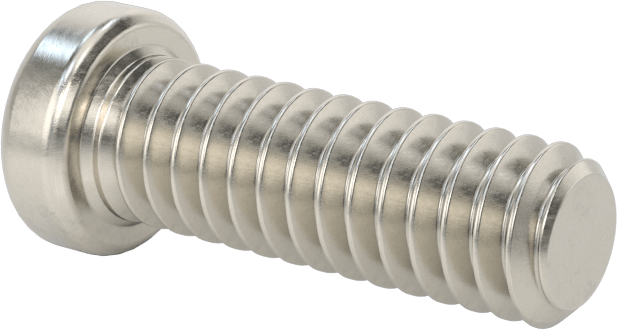 18-8 Paslanmaz Çelik Düşük Profilli Soket Başlı Vida, Altıgen Tahrikli, 1/4"-20 Diş Boyutu, 3/4" Uzunluk
