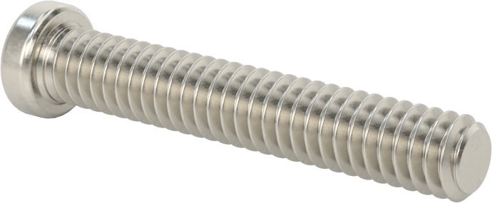 18-8 Paslanmaz Çelik Düşük Profilli Soket Başlı Vida, Altıgen Tahrikli, 1/4"-20 Diş Boyutu, 1-1/2" Uzunluk