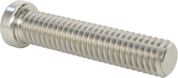 18-8 Paslanmaz Çelik Düşük Profilli Soket Başlı Vida, Altıgen Tahrikli, 5/16"-18 Diş Boyutu, 1-1/2" Uzunluk