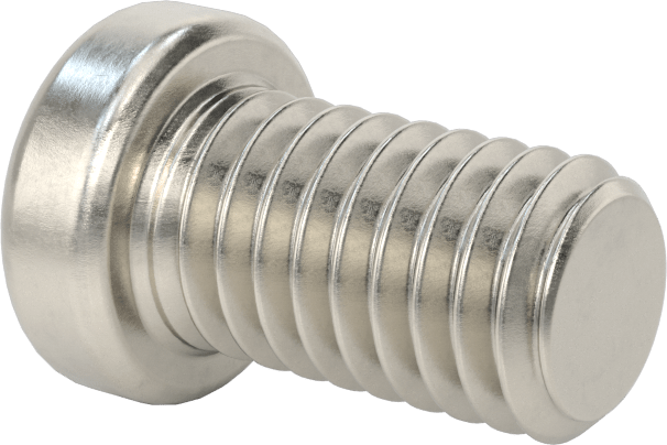 18-8 Paslanmaz Çelik Düşük Profilli Soket Başlı Vida, Altıgen Tahrikli, 3/8"-16 Diş Boyutu, 5/8" Uzunluk