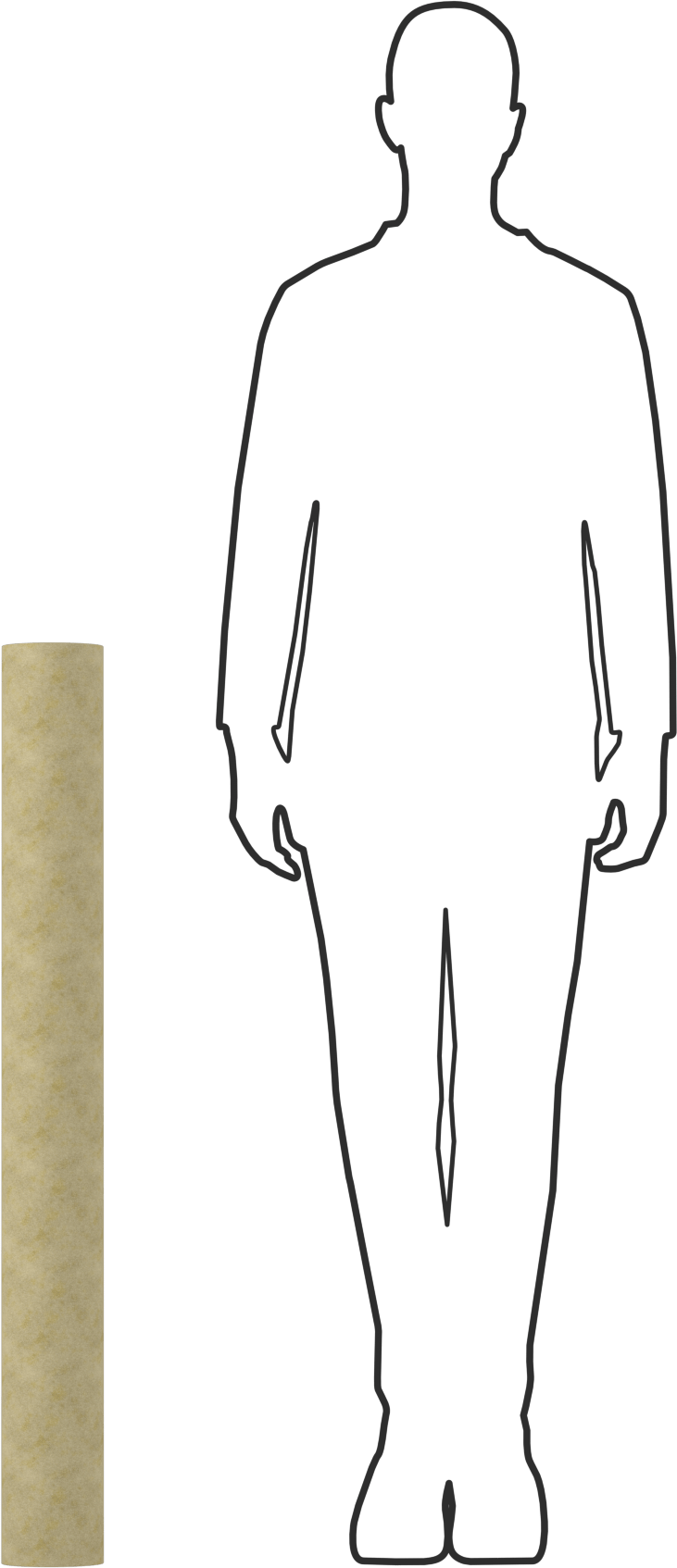 Mineral Yün Boru Yalıtımı, Tüp, 1-3/8" ID, 3-1/4 Fit Uzunluk, 1-1/2" Duvar Kalınlığı